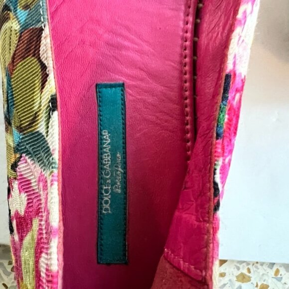 Dolce & Gabbana Santa Margherita Ligure Print Espadrilles size 38 - Picture 4 of 7